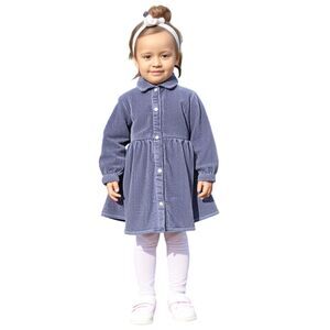 Adorable Zara Gray Corduroy Snap Front Jacket Size 18-24 Months